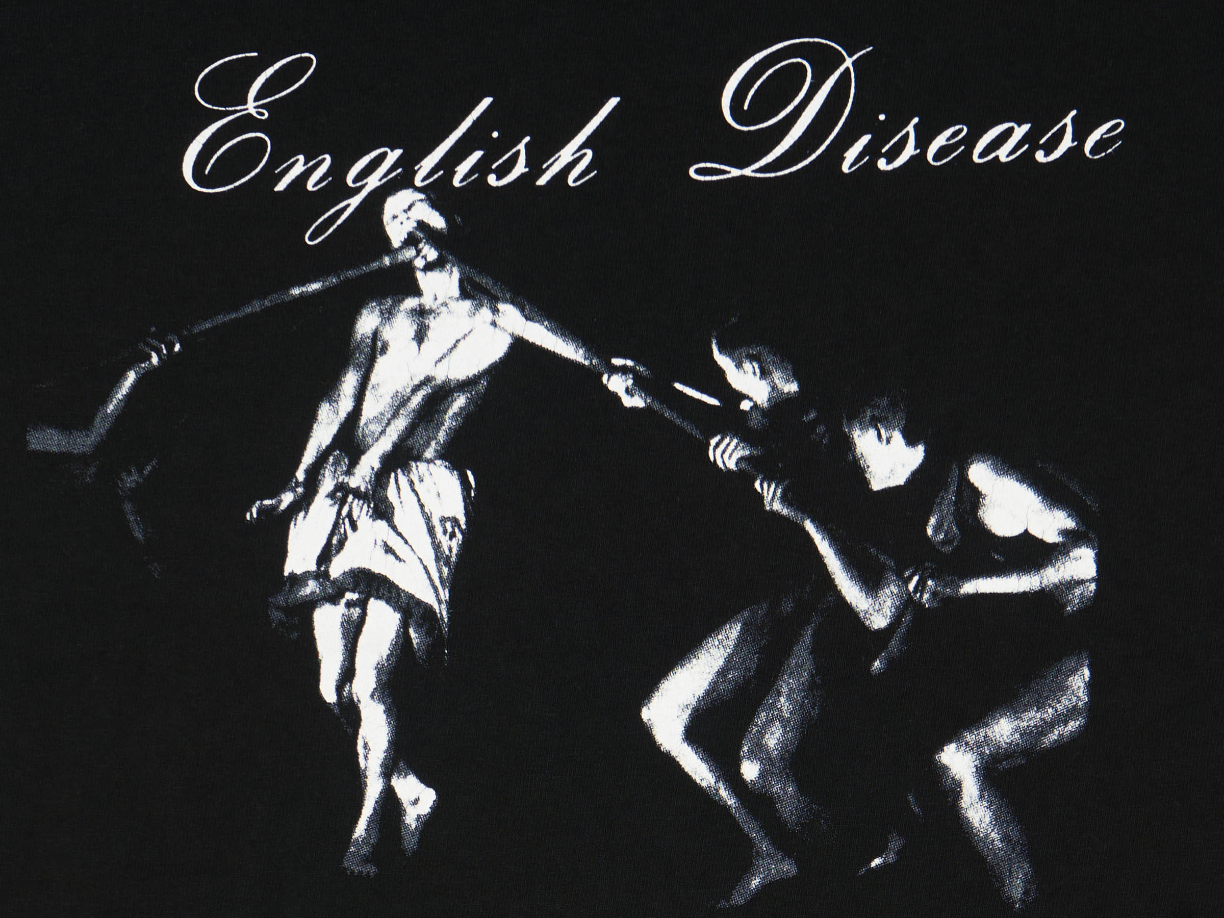 ENGLISH DISEASE RAW HEM T-SHIRT