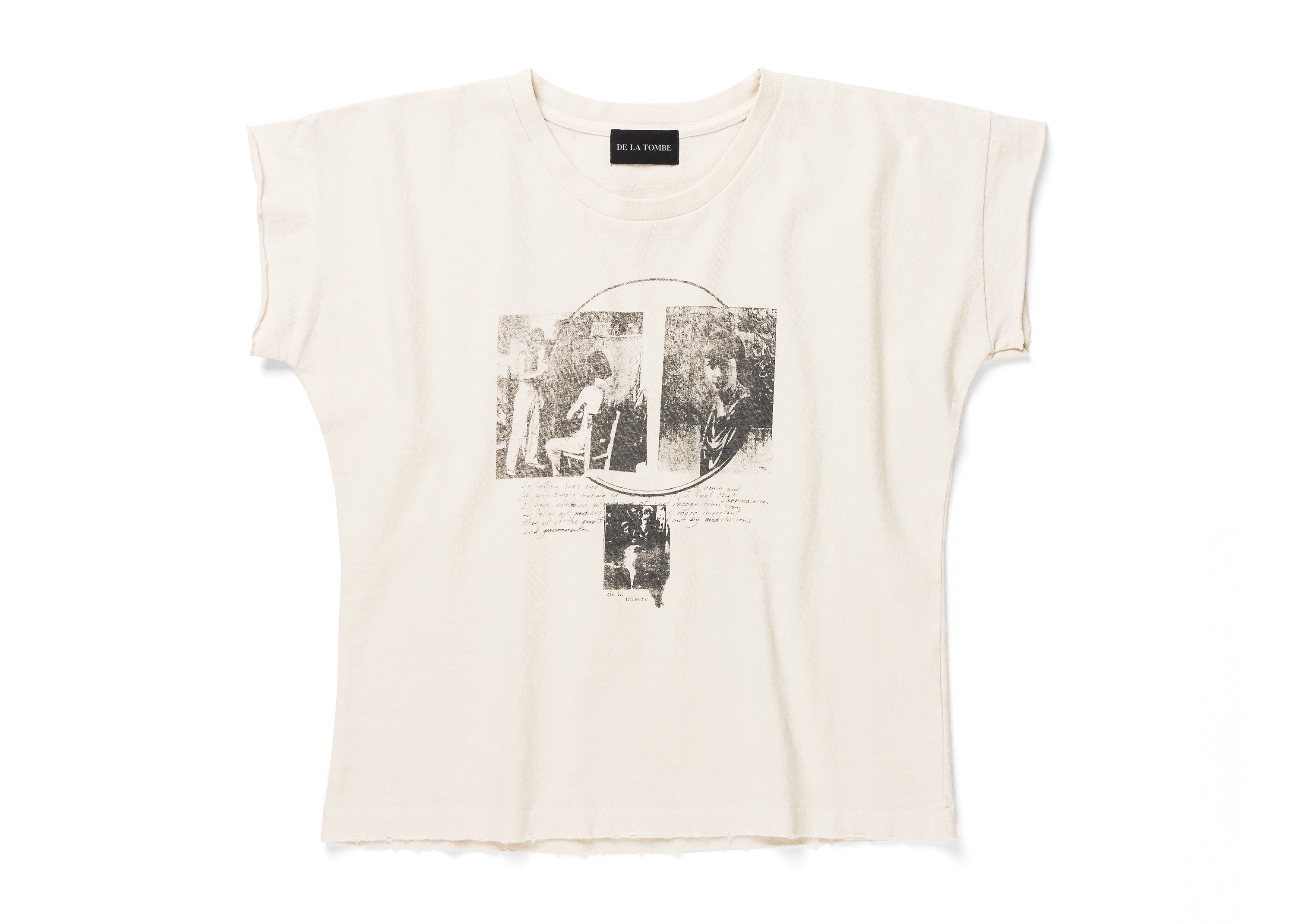 MAGIE ROUGE RAW HEM T-SHIRT