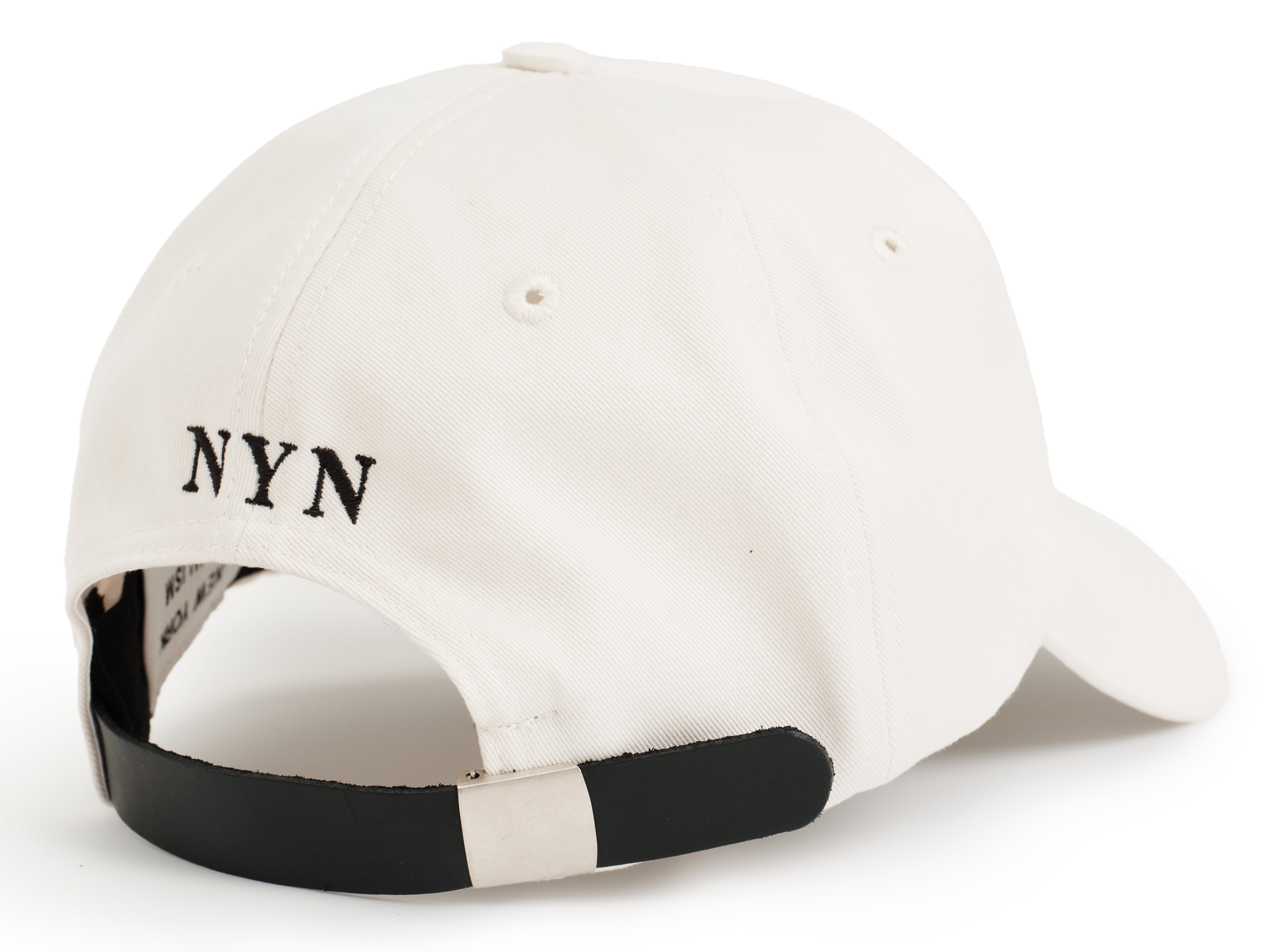 FADED WHITE NYN LOGO CAP