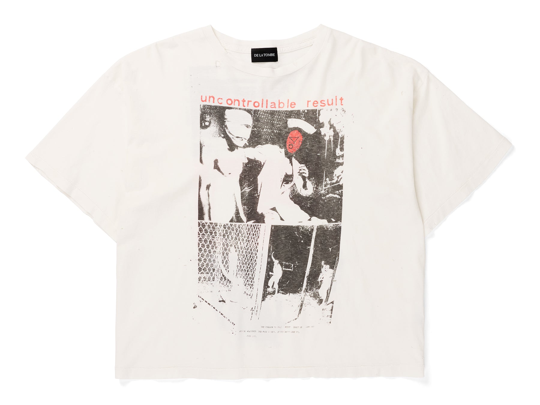 UNCONTROLLABLE RESULT SHORT SLEEVE T-SHIRT